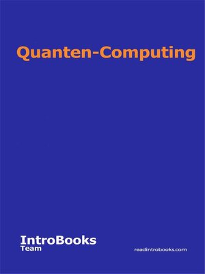 cover image of Quanten-Computing